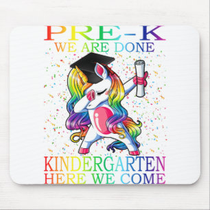 Girls Pre-K Graduation Magical Unicorn Gift Mouse Mat