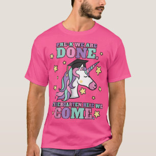 Girls Pre K Graduation Magical Unicorn T-Shirt