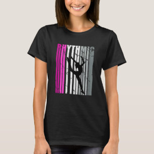 Girls Pretty Retro Rhythmic Gymnastics Gymnast T-Shirt