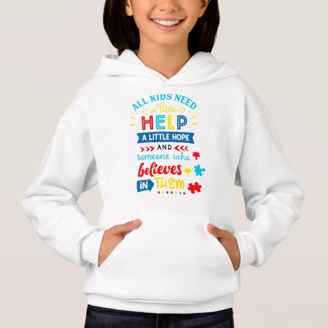 Girl's Pullover Hoodie (Front)
