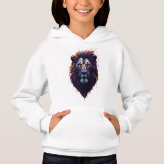 Girl's Pullover Hoodie | Lion