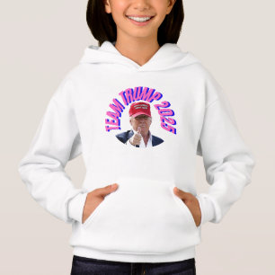  Girl's Pullover Team Trump Hoodie