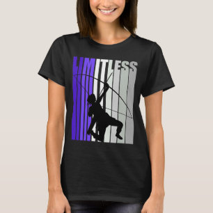 Girls Purple Archery Birthday Retro Graphic Fun T-Shirt