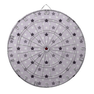 Girls Purple Stars Pattern Dartboard