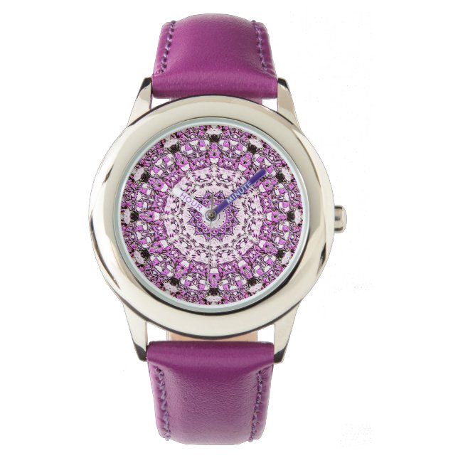 Girl's Purple Sundial Watch (Front)