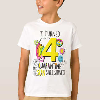 Girls Quarantine Birthday Shirt Kids Quarantine
