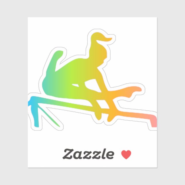 Girls Rainbow Gymnastics Uneven Bars (Sheet)