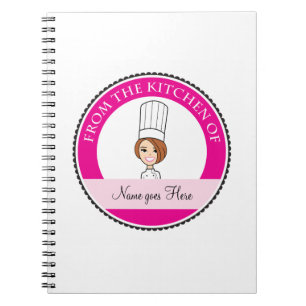Girl's Recipe Notebook Personalised #2