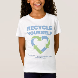 Girls Recycle Yourself Shirt