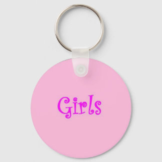 Girls restroom keychain
