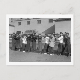 Girls Rifle Team, 1916 Postcard