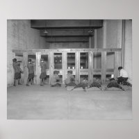 Girls Rifle Team, 1922. Vintage Photo