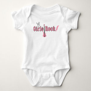 GIRLS ROCK BABY BODYSUIT