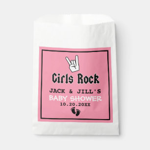 GIRLS ROCK Baby Shower Favour Bags