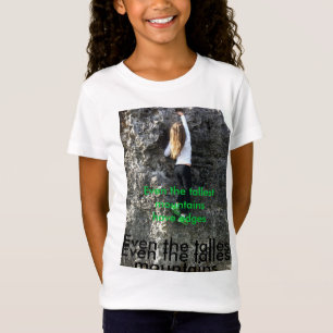 Girl's rock climbing t-shirt
