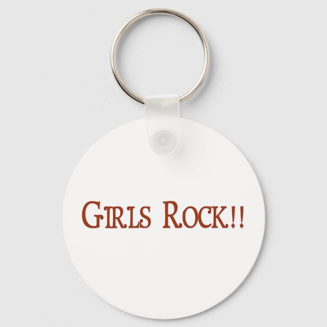 Girls Rock! Key Ring (Front)
