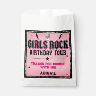 Girls Rock Party Favour Bag 