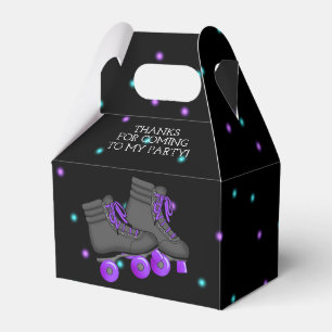Girl's Roller Skate Birthday Party Favour Box