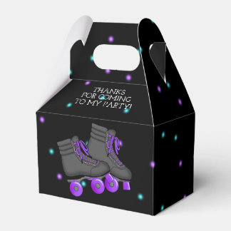 Girl's Roller Skate Birthday Party Favour Box