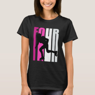 Girls Roller Skating Birthday 4th Inline Skater Bd T-Shirt