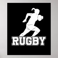 Girls Rugby Player