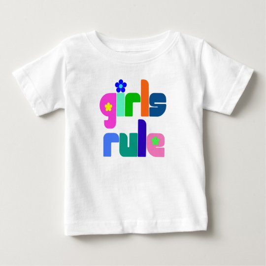 Girls rule baby/toddler t-shirt