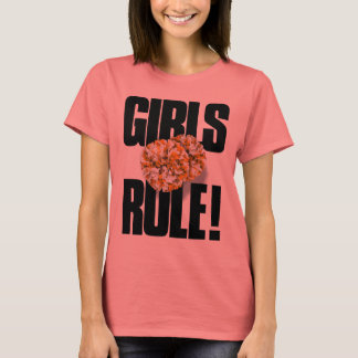 GIRLS RULE! Cheerleading T-Shirt