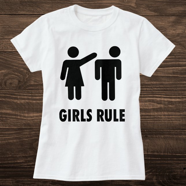 "Girls Rule" Empowerment  T-Shirt (Creator Uploaded)