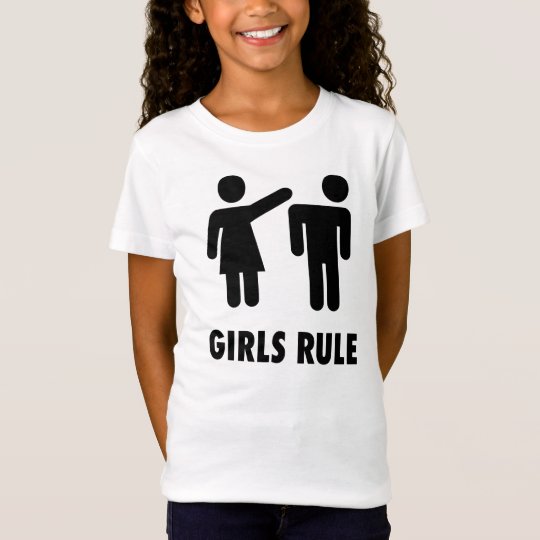 GIRLS RULE, Funny Girl Power T-shirts