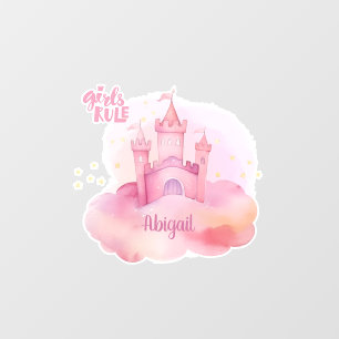 Girls Rule Palace customisable portrait Window Cling