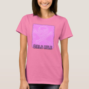 Girls Rule Skull & Cross Bones T-Shirt