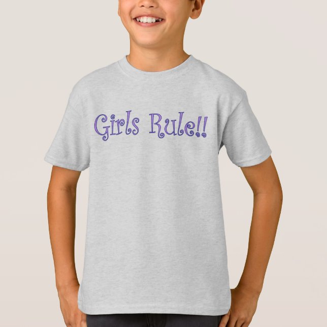 Girls Rule! T-Shirt (Front)