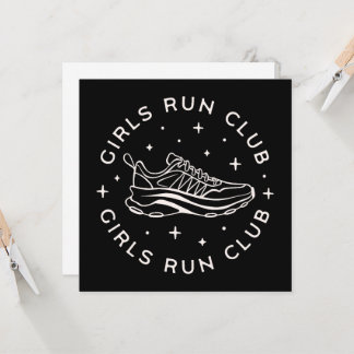 Girls run running club squad invitation
