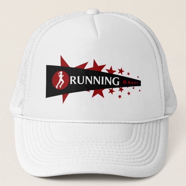 Girls Running Star Cap (Front)