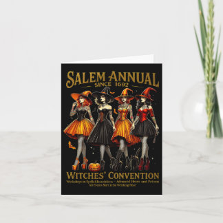 Girls Salem Annual Since 1692 Witches' Convention Card