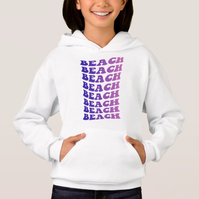 Girls shirt beach colour design (Front)