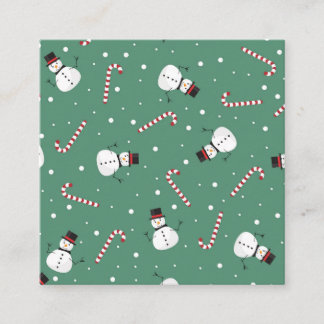 girls shirt fabric design square business card