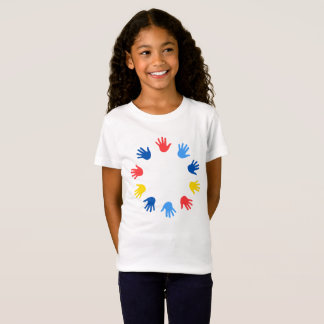 Girls' Shirt in Jersey Fina Hands