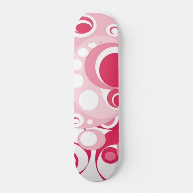 Girls skateboard in pink and red (Front)