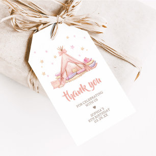 Girls Sleepover Party Birthday Party Favour Tags
