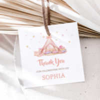 Girls Sleepover Party Birthday Party Square