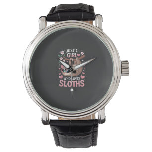 Girls Sloth T-Shirt Watch