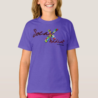 Girl's Soca Addict 3/4 Sleeve T-Shirt