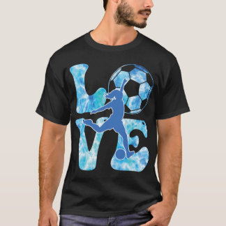 Girls Soccer T Shirt Women Toddler Teen Soccer Lov