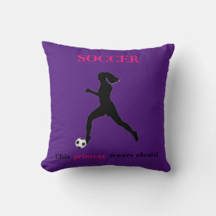 Girls Soccer - This princess wears cleats! Cushion