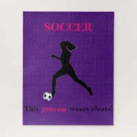 Girls Soccer - This princess wears cleats!