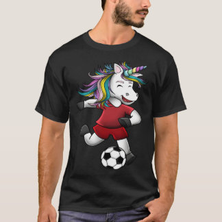 Girls Soccer  Unicorn Love  Magical Team T-Shirt