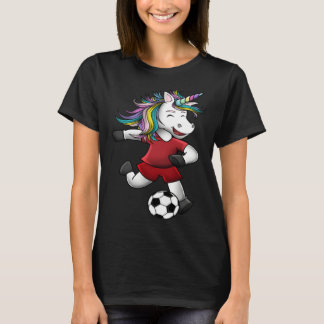 Girls Soccer  Unicorn Love  Magical Team T-Shirt