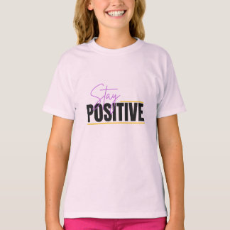 Girls' Soft Cotton Basic T-Shirt