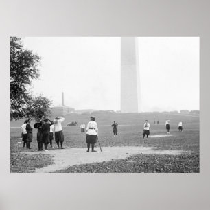 Girls Softball, 1919 Poster